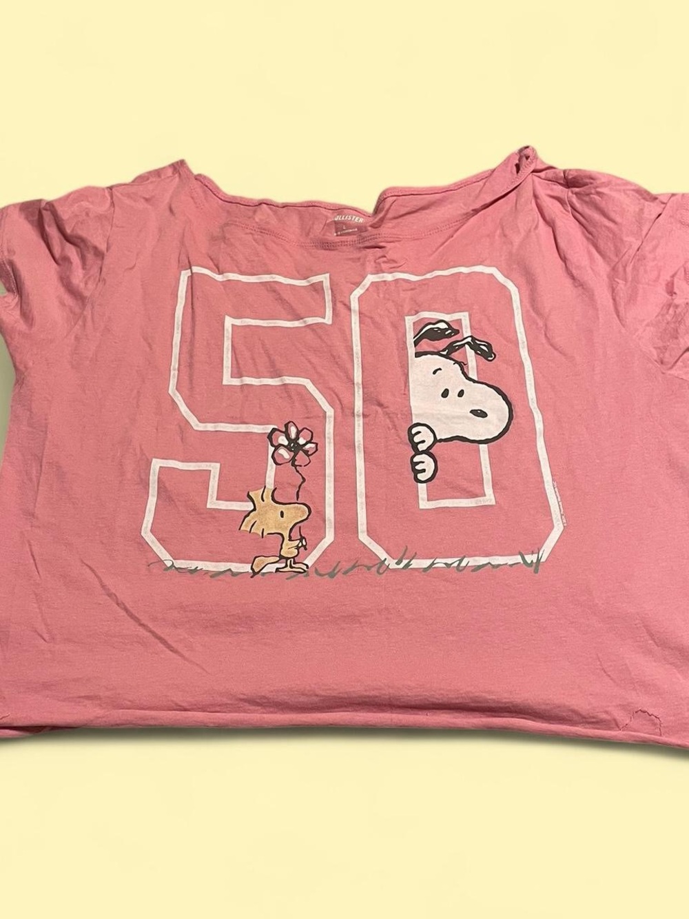 Pink Snoopy 50 Graphic Tee